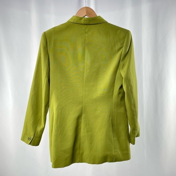 Vintage Oleg Cassini Button Collared Jacket in Green Size 8 - Picture 3 of 5